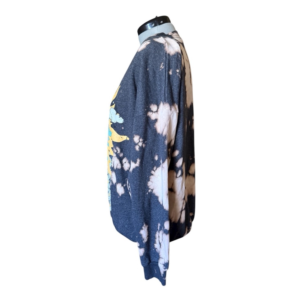 No Boundaries Mushroom Graphic Tie-Dye Sweatshirt 1x - Picture 5 of 11